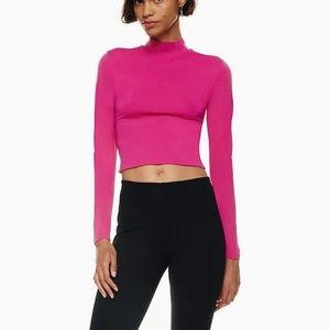NWT Babaton Contour Mockneck Longsleeve -Aritzia